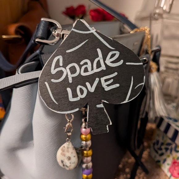 BagCharms Spade with Heart Koi Fish And Stars - Picture 13 of 13